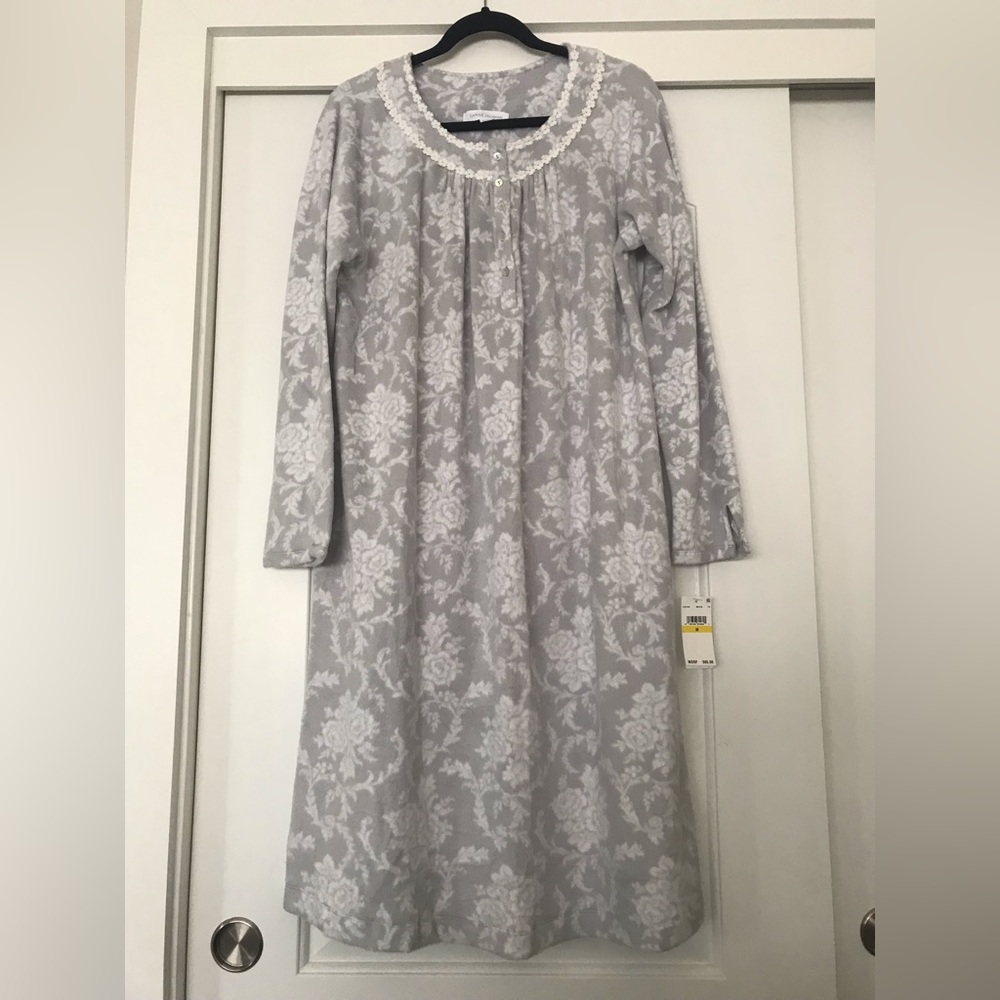 Carole Hochman Long Sleeve Nightgown NWT